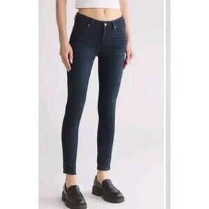 NEW Paige Verdugo Ankle Jean Sz 31 Blue Dark Wash Stretch Transcend Skinny Denim
